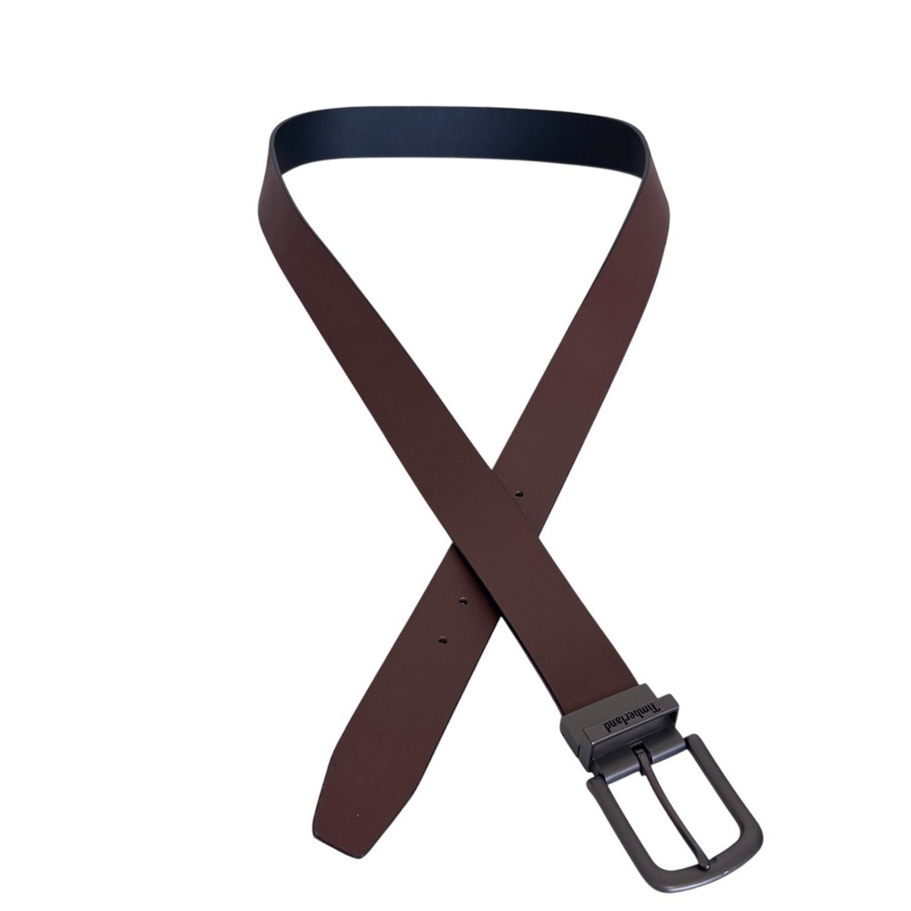Timberland Mens Reversible‎ Casual Belt 32-42 Brown Black Leather Swivel Buckle